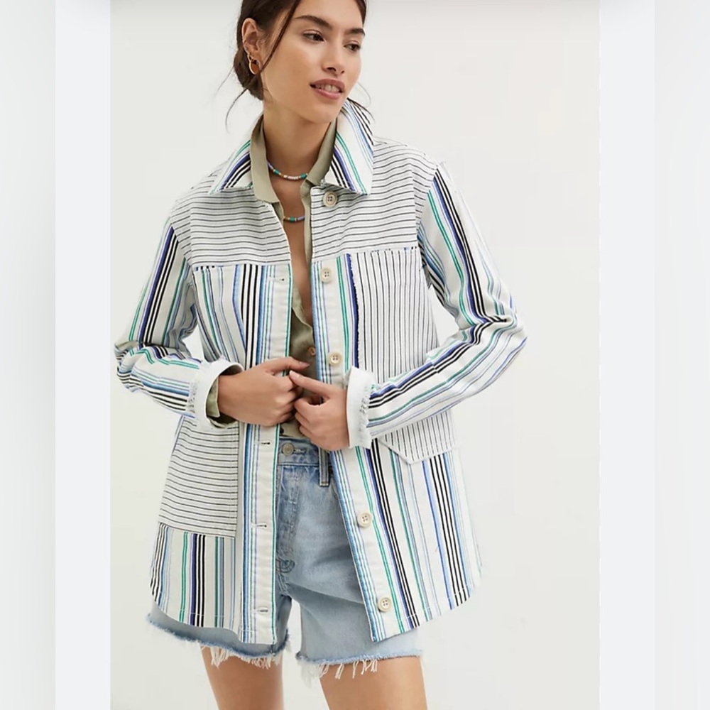 Anthropologie Maeve Shirt Jacket